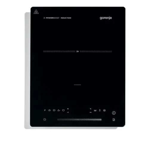 Plita cu inductie Gorenje ICY2000SP, 2000 W, 9 trepte de putere, 22 cm (Negru)