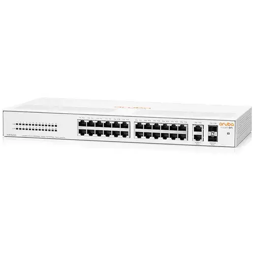 Switch Aruba R8R50A Instant On 1430, 26 Porturi Gigabit, 2x SFP (Alb)
