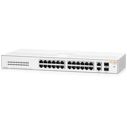 Switch Aruba R8R50A Instant On 1430, 26 Porturi Gigabit, 2x SFP (Alb)