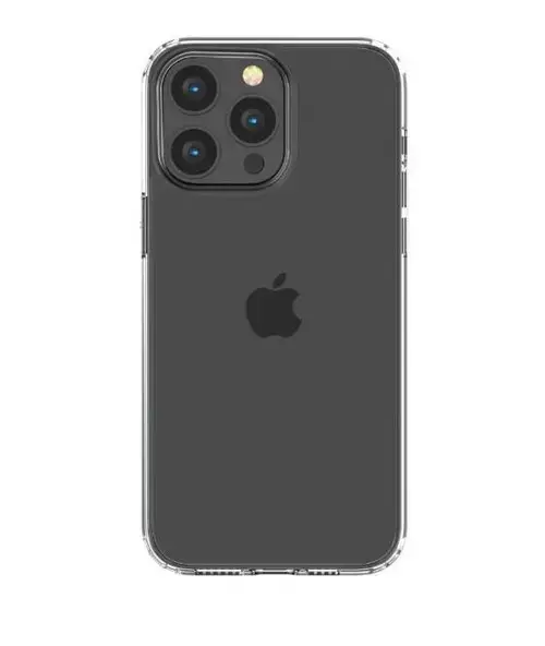 Protectie spate Devia Shark Series pentru Apple iPhone 14 Pro (Transparent)