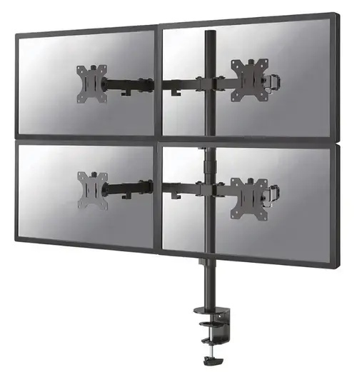 Suport 4 monitoare Neomounts FPMA-D550D4, 13inch-32inch, 24 kg, VESA 75x75, 100x100 (Negru)