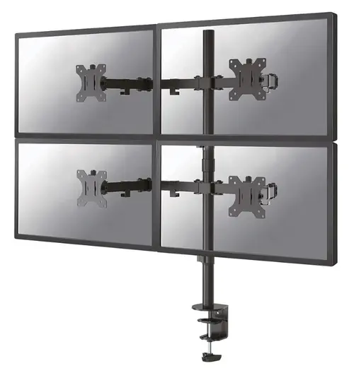 Suport 4 monitoare Neomounts FPMA-D550D4, 13inch-32inch, 24 kg, VESA 75x75, 100x100 (Negru)