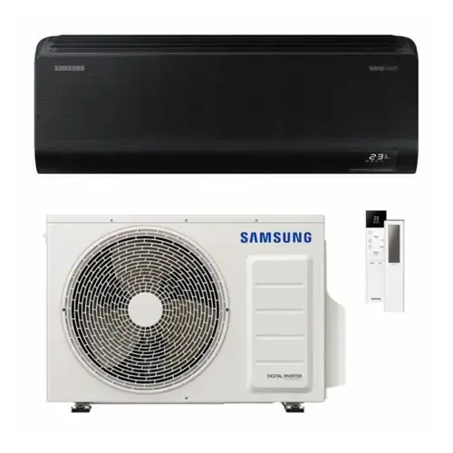 Aparat de aer conditionat SAMSUNG Windfree Avant S2 AR70F09C1ABNEU/AR70F09C1AWXEU, 9000 BTU, Clasa A+++/A++, Racire WindFree, Filtru Tricare, Wi-Fi, SmartThings Energy, AI Auto Comfort, Freeze Wash (Negru)