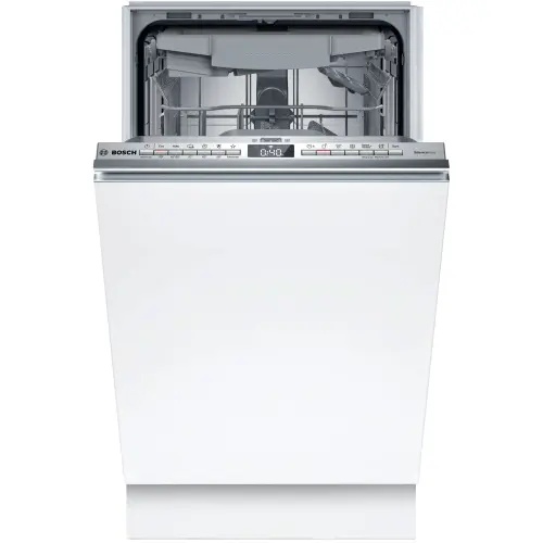 Masina de spalat vase incorporabila Bosch SPV4HMX10E, 10 seturi, 6 programe, Clasa E, Home Connect, 45 cm (Alb)