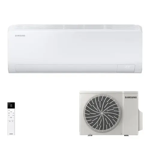 Aparat de aer conditionat Samsung Cebu S2 AR50F18C1AHNEU/AR50F18C1AHXEU, 18000 BTU, Clasa A++/A+, Inverter, Wi-Fi, AI, Smart Things, Smart Energy, ECO (Alb)