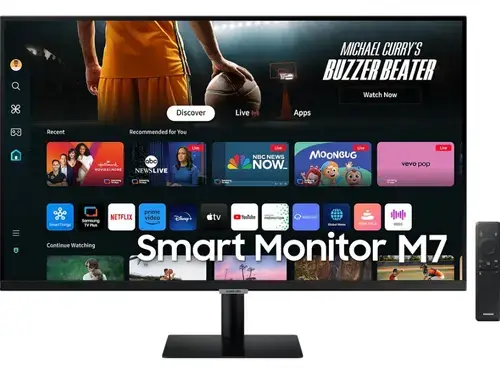 Monitor VA LED Samsung Smart M7, 32inch, UHD (3840 x 2160), HDMI (Negru)