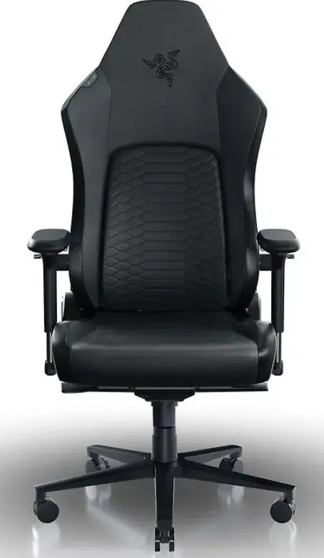 Scaun Gaming Razer Iskur V2, Piele ecologica, Greutate suportata 136 kg (Negru)
