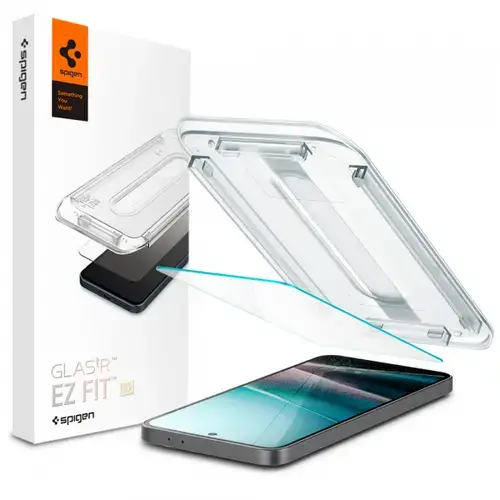 Folie de protectie Ecran Spigen GlastR EZ FIT HD AGL11365 pentru Samsung Galaxy A37 5G / A36 A366, Sticla Securizata, Full Glue, Set 2 bucati