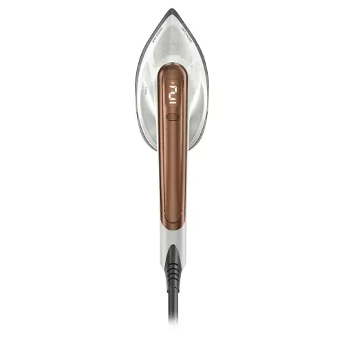 Fier de calcat Sencor SSI0880BZ, 1800 W, Debit de abur 25 g/min, Rezervor apa 180 ml, Drip-Stop, Calcare verticala cu abur, Talpa ceramica (Alb/Bronz)