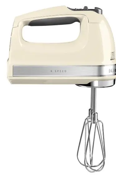 Mixer de mana KitchenAid 5KHM9212EAC, 85W (Almond Cream)