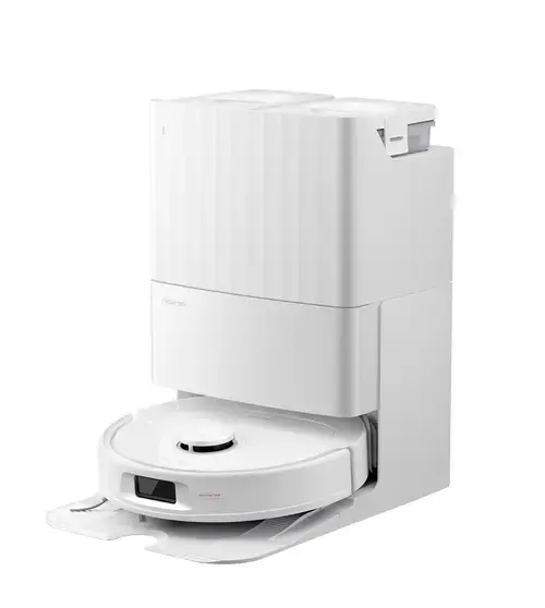 Aspirator robot Roborock QR 598, 60 W, Autonomie 180 minute, 8000 Pa, Capacitate statie praf 2.7L, Rezervor apa 4L, LDS, 5200 mAh (Alb)