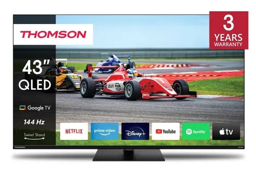 Televizor QLED Thomson 109 cm (43inch) 43QG7C14, Ultra HD 4K, Smart TV, WiFi, CI+