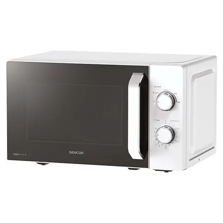 Cuptor cu microunde Sencor SMW1918WH, 700 W, 20 L, 5 trepte putere (Alb)
