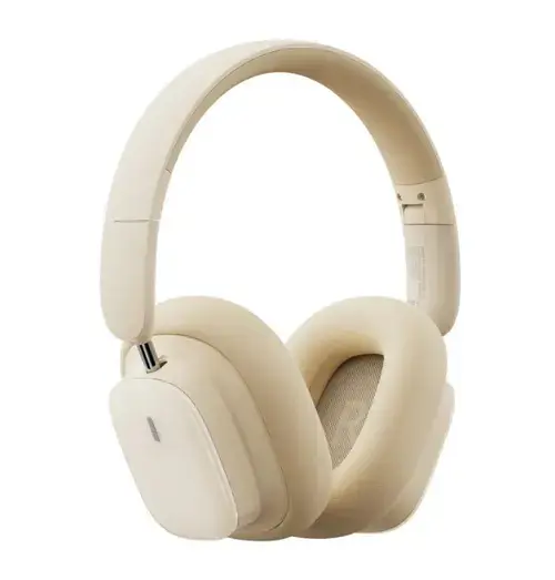 Casti Wireless Baseus Bowie H1i, ANC, Bluetooth 5.3, 3D Spatial Audio, Autonomie 100 ore (Alb)