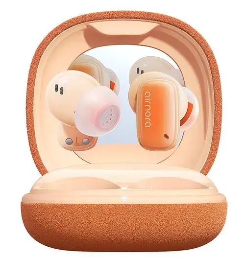 Casti True Wireless Baseus AirNora 2, Bluetooth 5.3, Sunet Surround (Portocaliu)