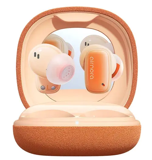 Casti True Wireless Baseus AirNora 2, Bluetooth 5.3, Sunet Surround (Portocaliu)