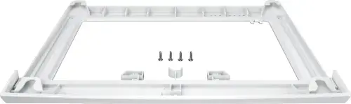 Kit suprapunere Bosch WTZ27510 penru masina de spalat si uscator, 35 x 593 x 556 mm (Alb)