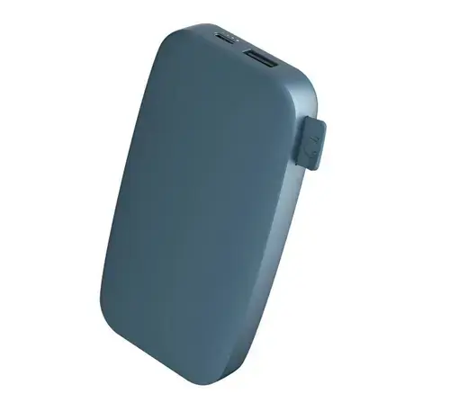 Acumulator extern Fresh'n Rebel 61006955, 12000 mAh, 20 W, USB-A, USB Type-C (Albastru)