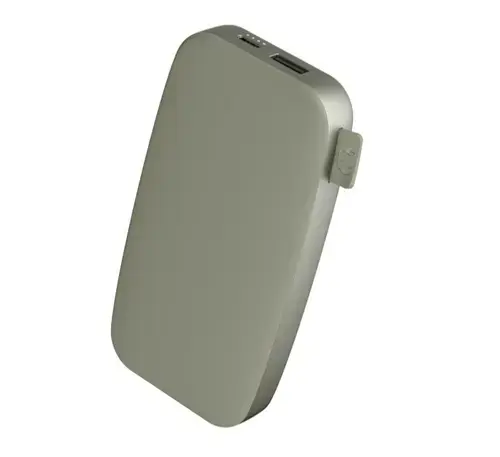 Acumulator extern Fresh'n Rebel 61006952, 12000 mAh, 20 W, USB-A, USB Type-C (Verde)