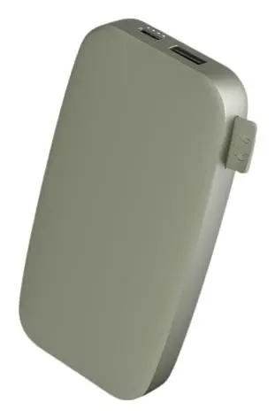 Acumulator extern Fresh'n Rebel 215134, 6000 mAh, UBS-A, USB Type-C (Verde)