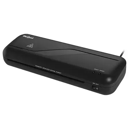 Laminator A4 Rebel URZ0987,  265 W, Timp de încălzire 3 - 5 min (Negru)