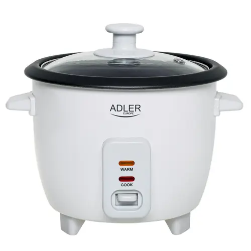 Aparat de gatit orez Adler AD 6418, 300 W, 0.6 l (Alb)