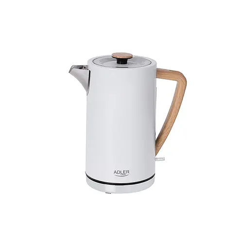 Fierbator de apa Adler STRIX AD 1347w, 1.5 l, 2200 W, Oprire automata, Stocare cablu (Alb)
