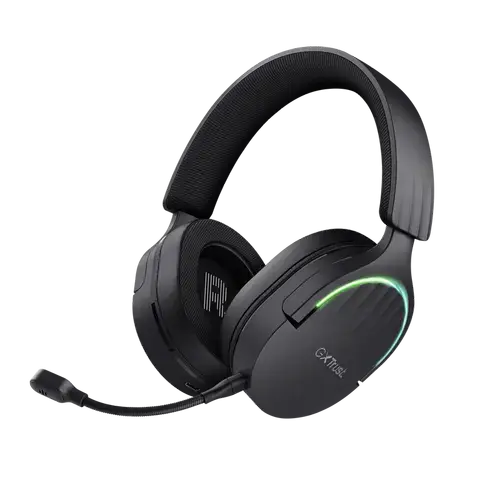 Casti Gaming Trust GXT 491 Fayzo, iluminare RGB, Microfon, Cu fir, Bluetooth (Negru)