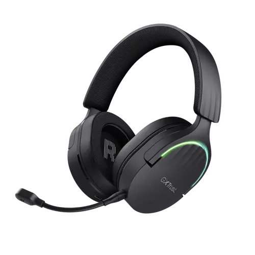 Casti Gaming Trust GXT 491 Fayzo, iluminare RGB, Microfon, Cu fir, Bluetooth (Negru)