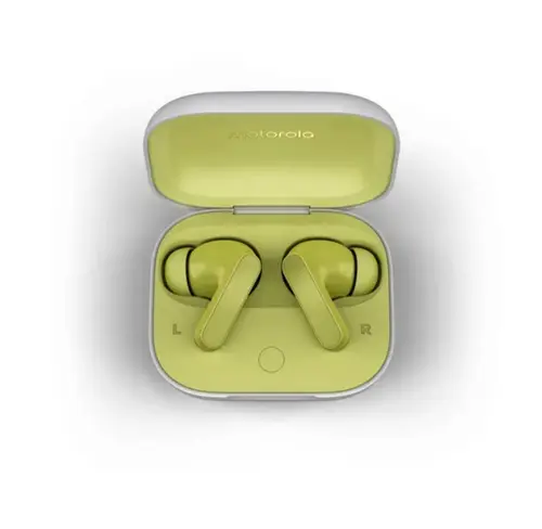Casti True Wireless Motorola MOTO Buds Guitar, Bluetooth, In-Ear, Smart ANC, Dolby Atmos, Sunet Bose (Verde)