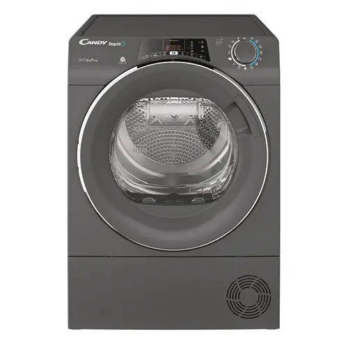Uscator de rufe Candy ROE H9A2TCERX-S, Pompa de caldura, Wi-Fi, 9 kg, 14 programe, Clasa E (Antracit)