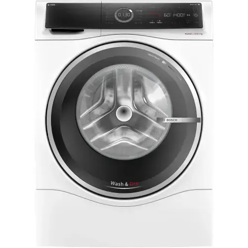 Masina de spalat rufe cu uscator Bosch WNC254A0BY, Spalare 10.5 kg, Uscare 6 kg, 1400 rpm, Clasa A, i-DOS, Iron Assist, Home connect, Auto Dry, Motor EcoSilence Drive (Alb)