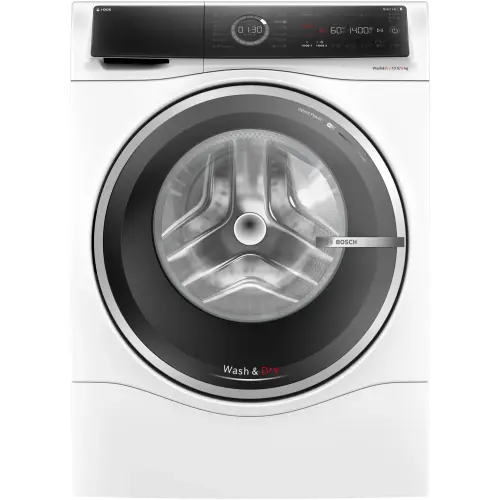 Masina de spalat rufe cu uscator Bosch WNC254A0BY, Spalare 10.5 kg, Uscare 6 kg, 1400 rpm, Clasa A, i-DOS, Iron Assist, Home connect, Auto Dry, Motor EcoSilence Drive (Alb)