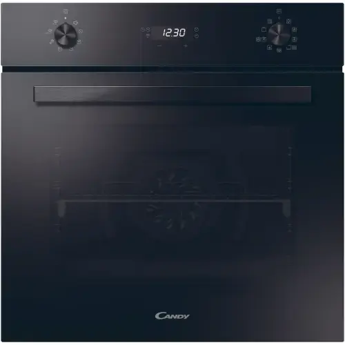 Cuptor incorporabil Candy FMBC A896S E0, Electric, 70 l, Autocuratare pirolitica, Steam, conectivitate WiFi/ hOn app, Display touch control, Soft close, Clasa A (Negru)