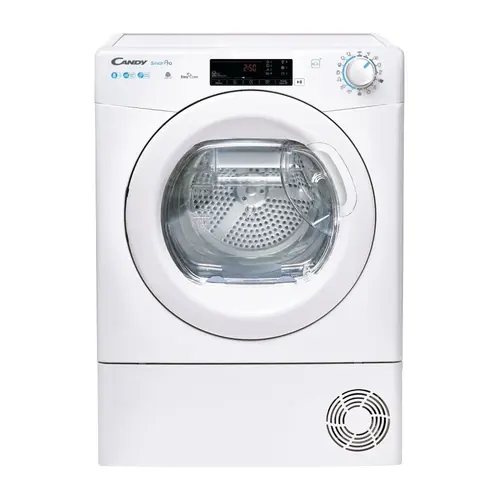 Uscator de rufe cu pompa de caldura Candy CSOE H8A2TE-S, Clasa E, 8 kg, 14 programe (Alb)