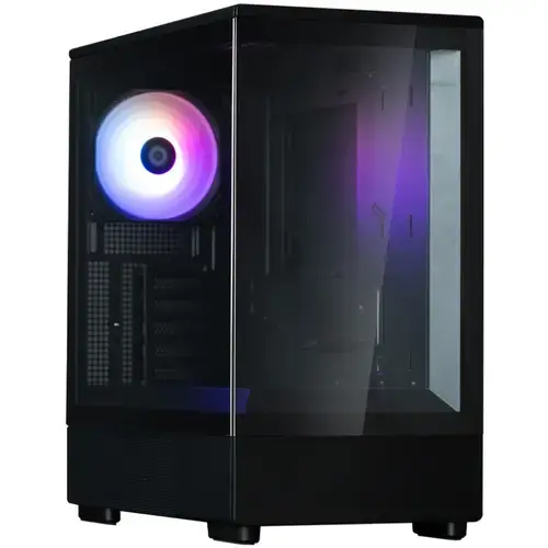 Carcasa Zalman P10 Black, Mini Tower, tempered glass (Negru)