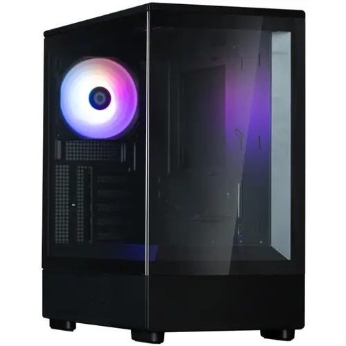 Carcasa Zalman P10 Black, Mini Tower, tempered glass (Negru)