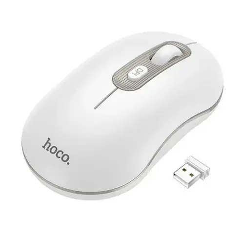 Mouse Wireless HOCO GM21, 1600 DPI (Alb)