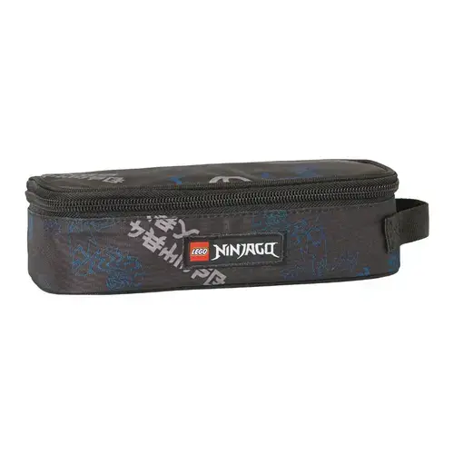 Penar rectangular neechipat, cu fermoar, LEGO  design NinjaGo Arin (Negru)