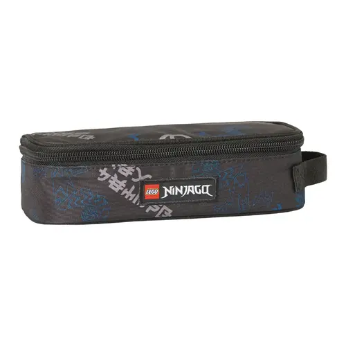 Penar rectangular neechipat, cu fermoar, LEGO  design NinjaGo Arin (Negru)