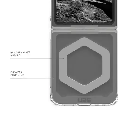 Husa UAG Plyo Pro Magsafe pentru Samsung Galaxy Z Flip 6 (Argintiu)