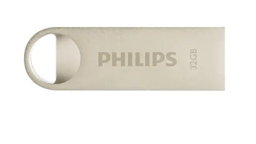 Stick USB Philips Moon Edition 2.0, 32GB, USB 2.0 (Argintiu)
