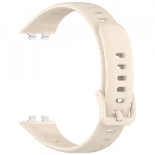Curea Techsuit W081 pentru Huawei Band 11 / 11 Pro, Crem