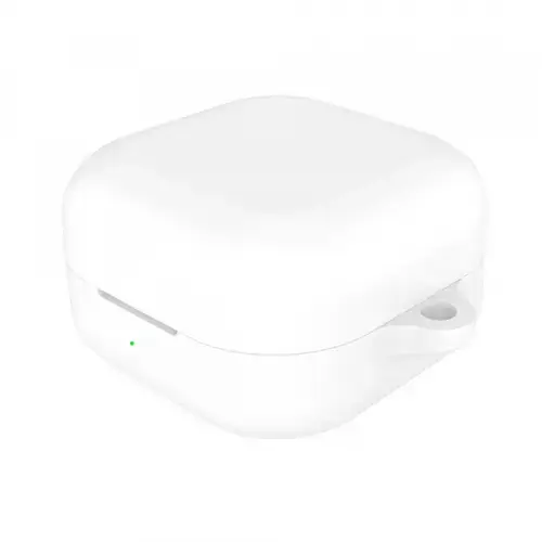 Husa Techsuit Silicone pentru Samsung Galaxy Buds4 / Buds4 Pro, Alba