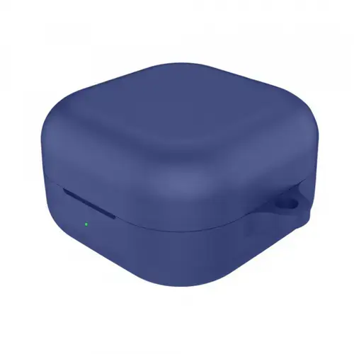 Husa Techsuit Silicone pentru Samsung Galaxy Buds4 / Buds4 Pro, Bleumarin