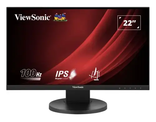 Monitor IPS LED ViewSonic 21.5inch VG2208A, Full HD (1920 x 1080), HDMi, DisplayPort, Boxe, Pivot, 100 Hz, 5 ms (Negru)
