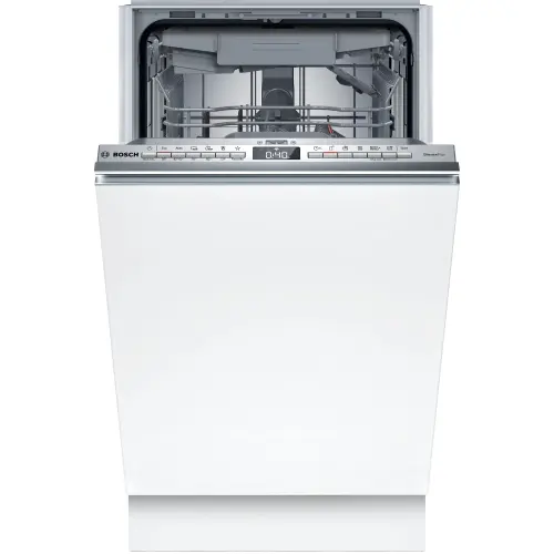 Masina de spalat vase incorporabila BOSCH SPV4EMX17E, 10 seturi, 6 programe, EfficientDry, Home Connect, InfoLight, DosageAssist, Hygiene Plus, EcoSilence Drive, Clasa B, 45 cm (Inox)