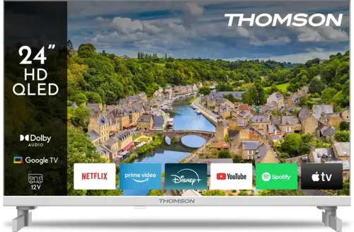 Televizor QLED Thomson 60 cm (24inch) 24HQG3S15CW, HD Ready, Smart TV, WiFi, CI