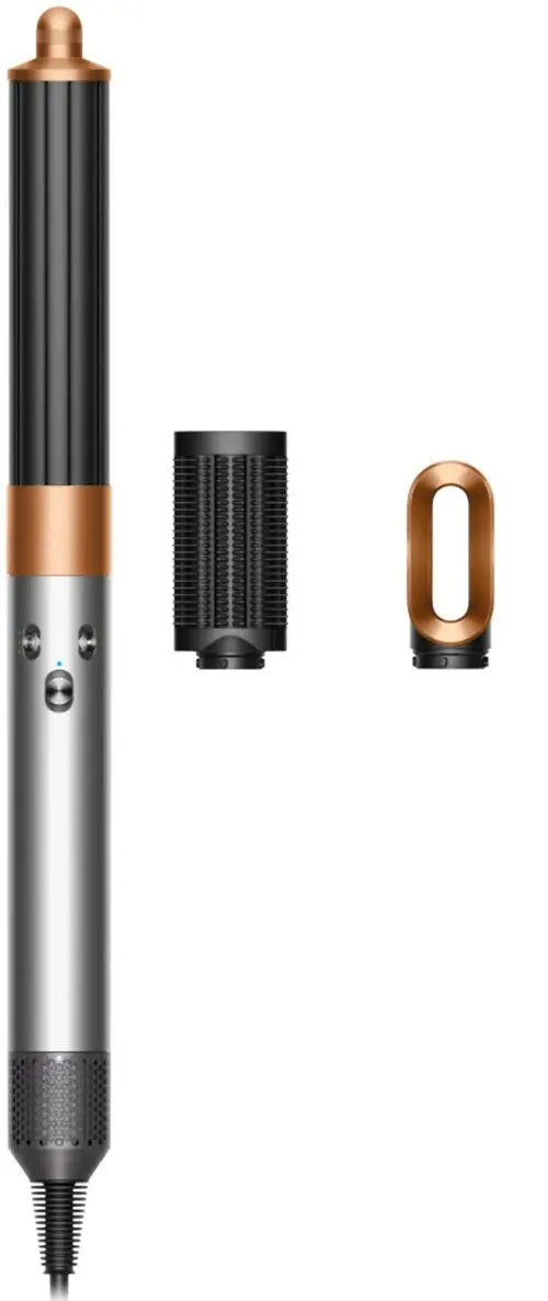 Ondulator de par Dyson Airwrap Origin Multistyler 112875-01, 1300 W, Temperatura ajustabila 28-90 C, Cablu 2.675 m (Nichel/Cupru)
