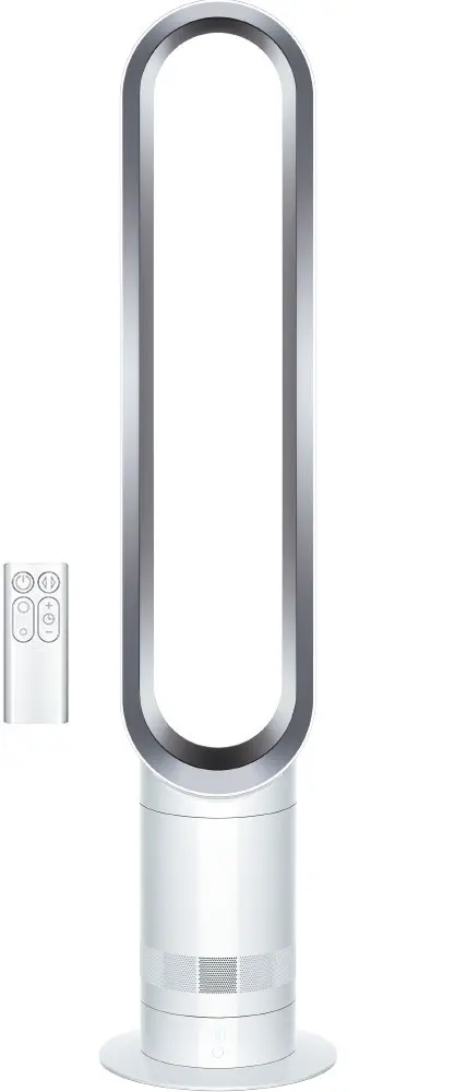 Ventilator turn Dyson Cool™ AM07 300912-01, 56 W, 10 viteze, 1800 m3/h (Alb/Argintiu)